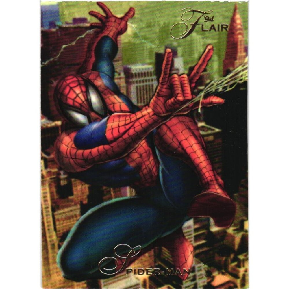 94 Flair Marvel Comics 1963 Spider Man Card #5 Amazing Spider-Man #1